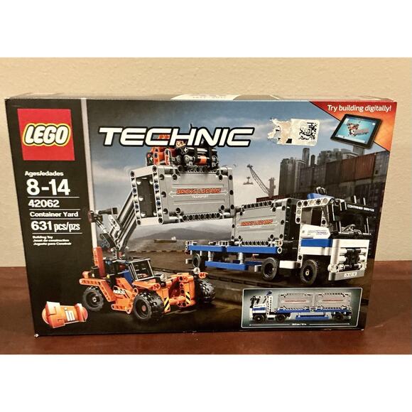 🔴SOLDLEGO TECHNIC: Container Yard (42062) 631pcs FACTORY SEALED NEW - Picture 3 of 10